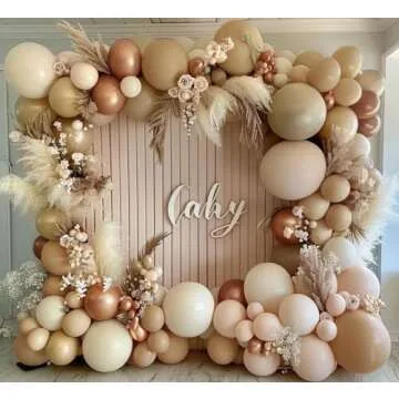 Blush Ivory Balloon Kit for Party Decorations and Celebrations