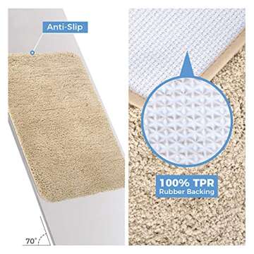 Lifewit 32"x20" Plush Bathroom Rug - Soft & Absorbent