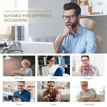 KSSESSE Reading Glasses for Women Men Square Oval Readers with Spring Hinge Thick Frame Style (Mixed Colors-C2, 0.00, x)