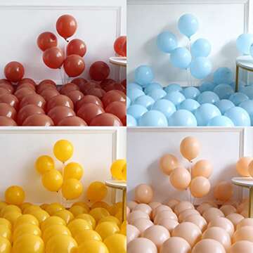 Cow Boy Balloon Garland Kit, 152pcs Blue Coffee Blush Yellow Balloons Arch for Holy Cow Farm Theme Kids Boy Birthday Party Baby Shower Home Decor…