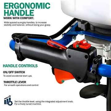 Landworks 3HP 52cc Heavy Duty Earth Auger Post Hole Digger