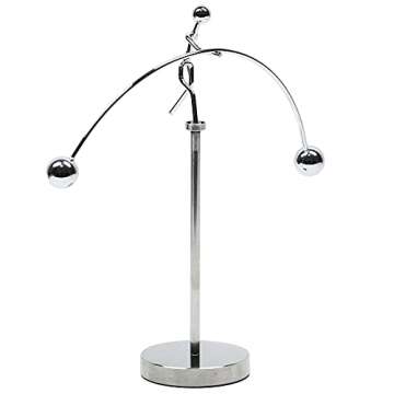 MagicTech Steel Balance Toy - Kinetic Art Desk Toy for Stress Relief and Education