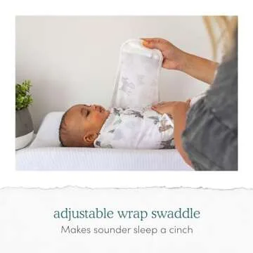aden + anais, Cotton Knit Baby Wrap, Newborn Wearable Swaddle Blanket, 3 Pack, Winnie, 0-3 Months