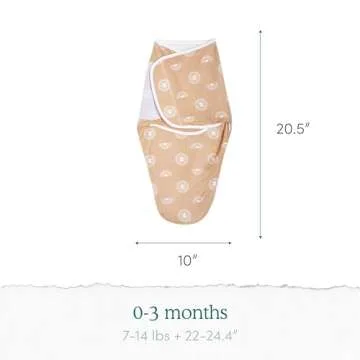 aden + anais, Cotton Knit Baby Wrap, Newborn Wearable Swaddle Blanket, 3 Pack, Winnie, 0-3 Months