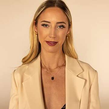 14K Gold Huggies with Dangling Moissanite Gemstones | Moissanite Drop Huggies Hoops Gift for Her (S)