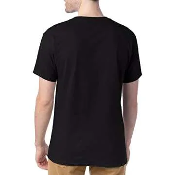 Hanes Men's Crewneck Cotton T-shirts - 4 or 6 Pack