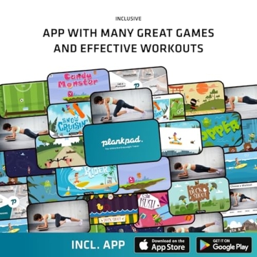 Plankpad PRO Unique Fitness Game Plank Board & App