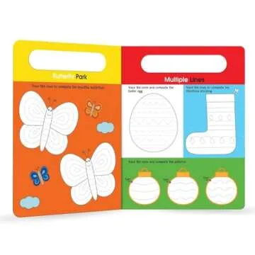 Wipe Clean Book for Kids: Pen Control & Tracing Activity