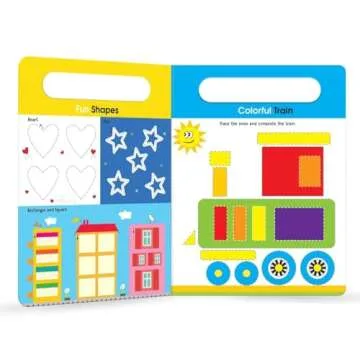 Wipe Clean Book for Kids: Pen Control & Tracing Activity