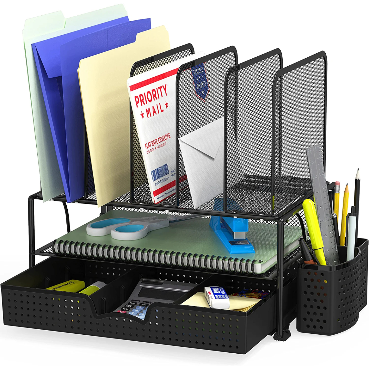Versatile Organizer with Drawer for Home & Office