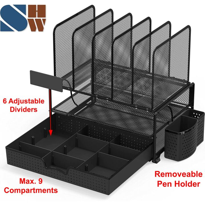 Versatile Organizer with Drawer for Home & Office