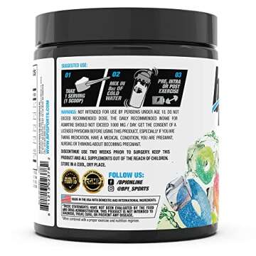 BPI Sports Best BCAA - Lean Muscle Recovery Powder - 35 Servings - Sugar-Free Deliciousness