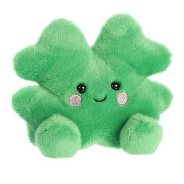 Aurora® Adorable Palm Pals™ Chance Clover™ Stuffed Animal - Pocket-Sized Play - Collectable Fun...