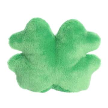 Aurora® Adorable Palm Pals™ Chance Clover™ Stuffed Animal - Pocket-Sized Play - Collectable Fun - Green 5 Inches