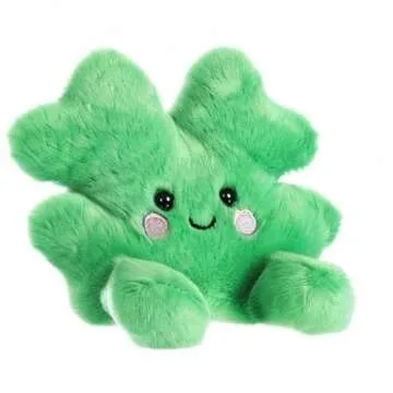 Aurora® Adorable Palm Pals™ Chance Clover™ Stuffed Animal - Pocket-Sized Play - Collectable Fun - Green 5 Inches