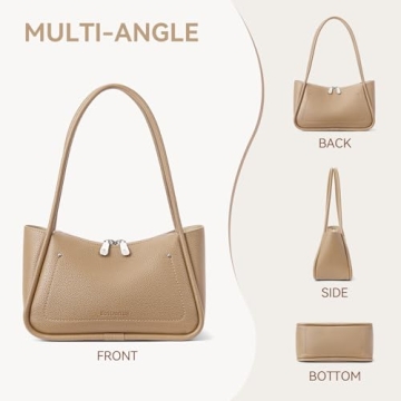 BOSTANTEN Small Hobo Purse Vegan Leather Trendy Shoulder Bag