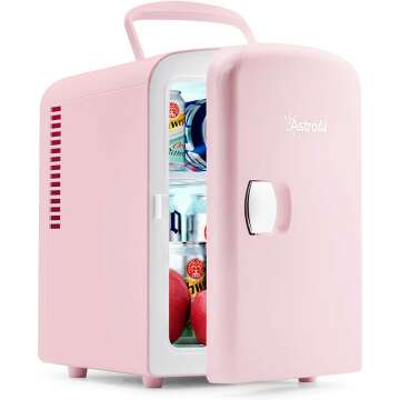 AstroAI Mini Fridge – 4L Portable Skincare & Beverage Cooler
