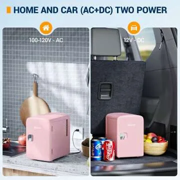 AstroAI Mini Fridge – 4L Portable Skincare & Beverage Cooler
