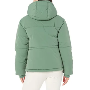Amazon Essentials Women's Puffer Jacket in Sage Green