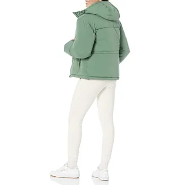 Amazon Essentials Women's Puffer Jacket in Sage Green