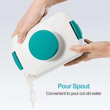 NOYA Adjustable Tofu Press - Vegan Tofu Press to Speed up Removing Water from Silken, Firm, and Extra Firm Tofu in 10-30mins without Crack - BPA Free