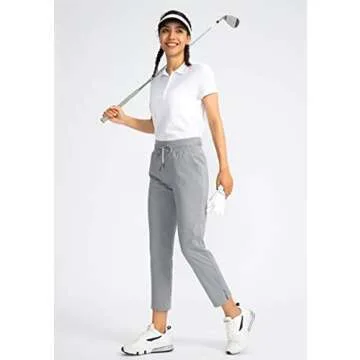 Soothfeel Women's 7/8 Stretch High Waisted Pants