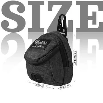 Talltalk 2 Pieces Dog Treat Pouch Pet Poop Bag Holder Dispenser Outdoor Carrier Waste Zipper Pouch w...