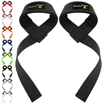 ihuan Weightlifting Wrist Straps for Secure Grip Support