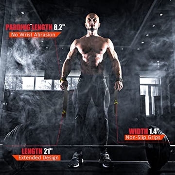 ihuan Weightlifting Wrist Straps for Secure Grip Support
