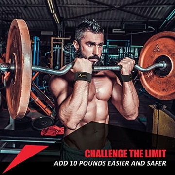 ihuan Weightlifting Wrist Straps for Secure Grip Support