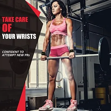 ihuan Weightlifting Wrist Straps for Secure Grip Support