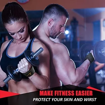 ihuan Weightlifting Wrist Straps for Secure Grip Support