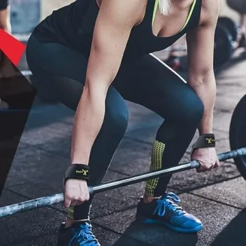 ihuan Weightlifting Wrist Straps for Secure Grip Support