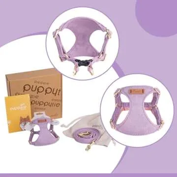 Puppytie Lightweight No Pull Small Dog Harness & Leash