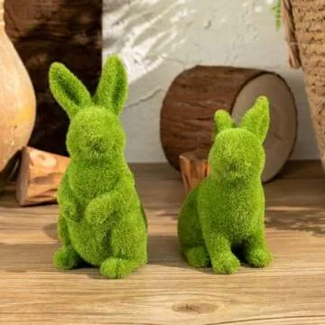 Vibrant Easter Rabbit Decorations for Homes and Gardens