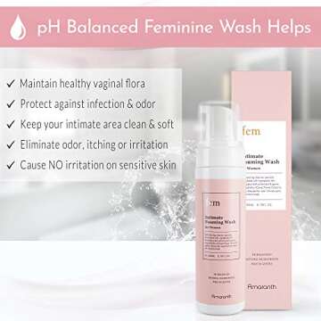 fem pH Balance Intimate Wash - Gentle Feminine Cleanser for Women