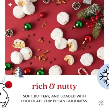 David’s Cookies Chocolate Chip Pecan Meltaways Gift Box