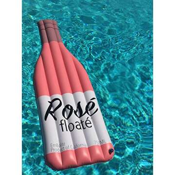 Rosé Floaté Pool Float - Giant Inflatable Wine Bottle