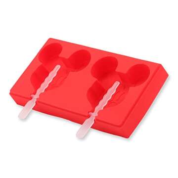 Disney Mickey Mouse Popsicle Mold or Ice Cream Mold for Fun Mickey Mouse Shaped Frozen Treats