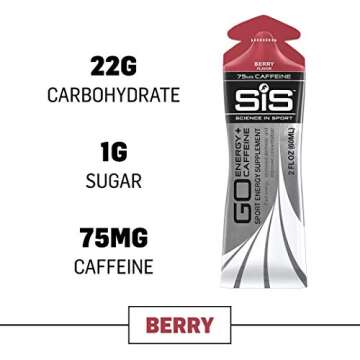 Science in Sport Energy Gel Pack with Caffeine for Endurance