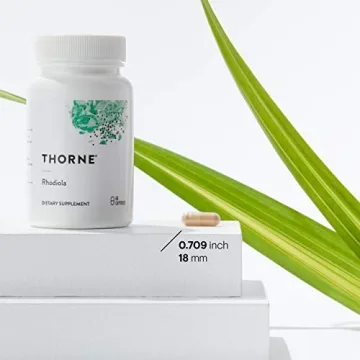 Thorne Rhodiola Supplement for Stress Relief and Focus