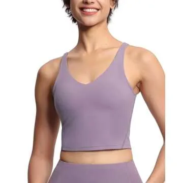 Women’s Longline Sports Bra for Yoga and Workouts