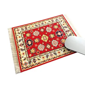Set of 4 Elegant Oriental Rug Style Mousepads