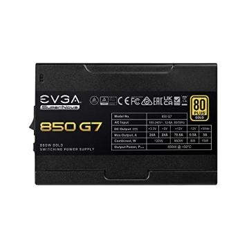 EVGA Supernova 850G7 Power Supply - 1000W Efficiency