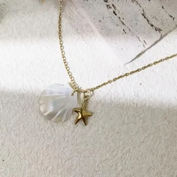 AditiGarden Beach Charm Necklaces for Coastal Elegance