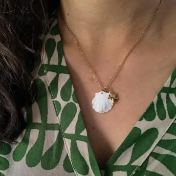 AditiGarden Beach Charm Necklaces for Coastal Elegance