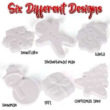 ArtCreativity Christmas Ceramic Painting Kit - Fun DIY Activity for Kids!