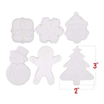 ArtCreativity Christmas Ceramic Painting Kit for Kids