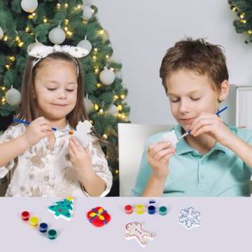 ArtCreativity Christmas Ceramic Painting Kit for Kids