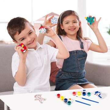 ArtCreativity Christmas Ceramic Painting Kit for Kids